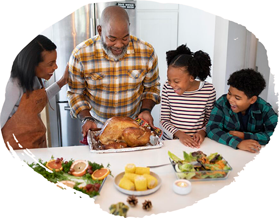 It's Thanksgiving! A time to celebrate and share together.